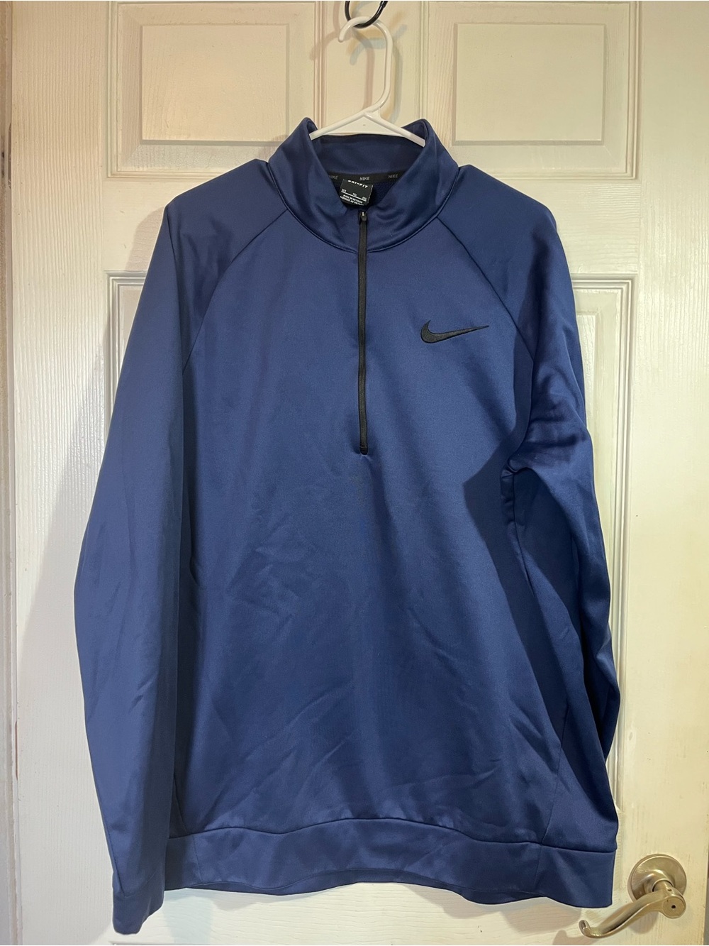 Nike Blue Half-Zip Performance Pullover Jacket